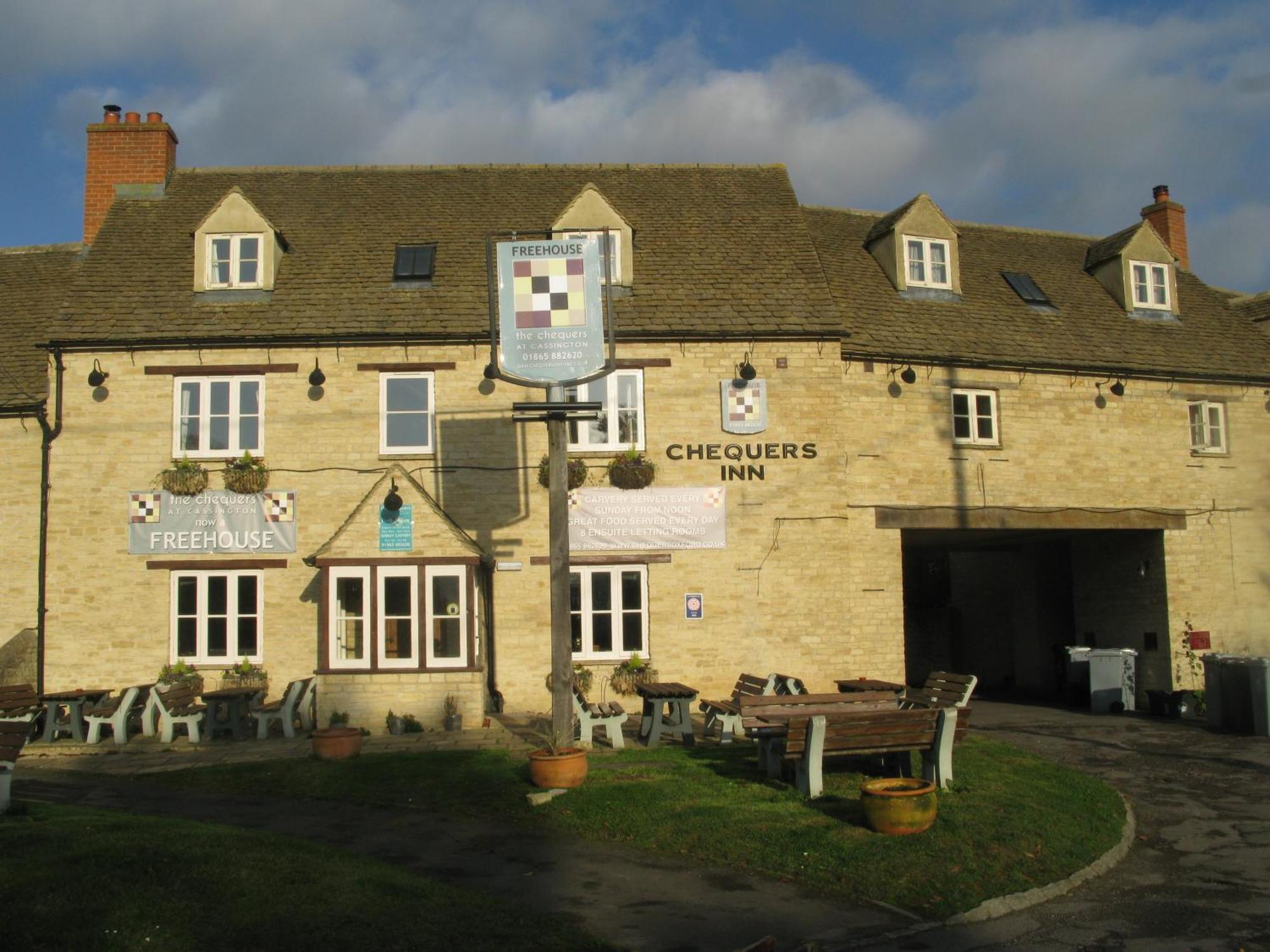 The Chequers Inn Cassington Exteriér fotografie
